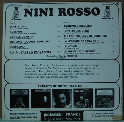 Nini Rosso - Musiques de films 