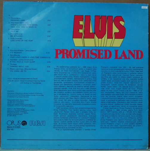 Elvis Presley - Promised land