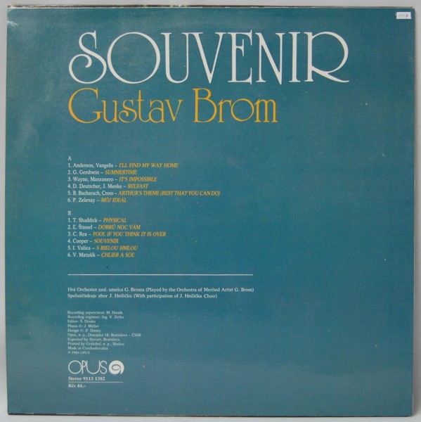 Souvenir - Gustav Brom 
