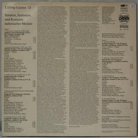 Ludwig Güttler 13 - Sonaten, simfonien und konzerte 